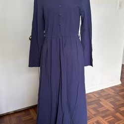 SHEIN Women’s Long Sleeve Blue Maxi Dress Size XL