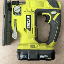 Ryobi Jigsaw With Battery 