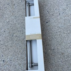 Brushed Nickel Towel Bar