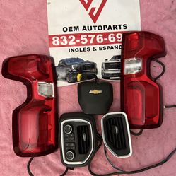 2019 2021 2023 Chevy Chevrolet Silverado Driver left Side Taillight and Passenger Right side Pair