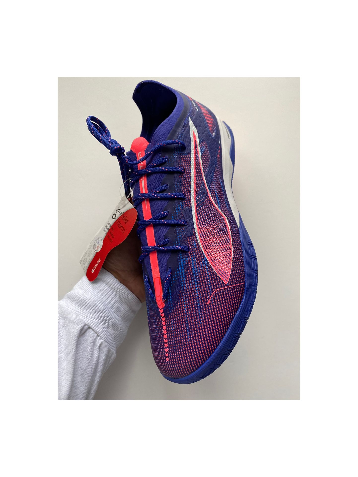 Puma ULTRA 5 Pro Court Indoor Soccer Shoe Purple/White Men’s sz 12 New NO BOX!