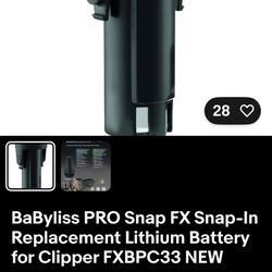 Babyliss Batteries Snapfx 