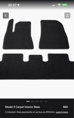 New model 3 original mats