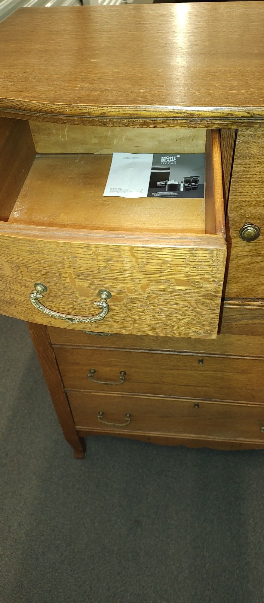 Antique Wood Dresser 