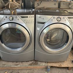 Washer And Gas Dryer Brand Whirpool Heavy Duty Everything Works Well With 3 Months Warranty