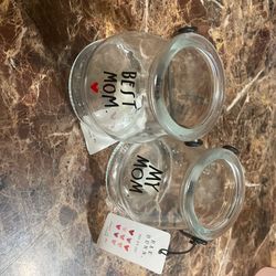 Rae Dunn Best Mom And My Mom Candle Lantern