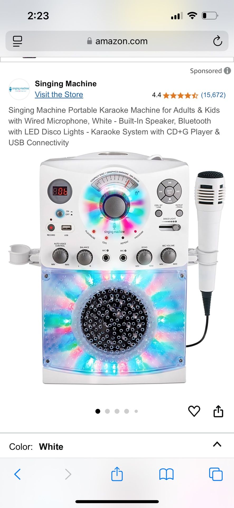 Singing Machine karaoke