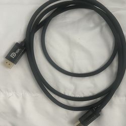 IVANKY 16K VESA Certified Displayport Cable 2.1, DP Cord [16K@60Hz,8K@120Hz,4K@240Hz], 80Gbps Display Port 2.1/2.0 Cable Support HDR10,HDCP,DSC 1.2a, 
