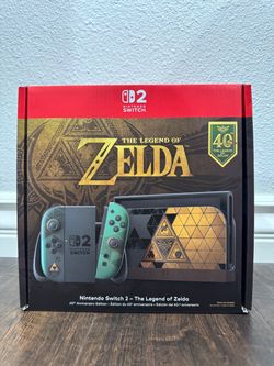 Nintendo Switch 2 - The Legend Of Zelda 40th Anniversary Edition