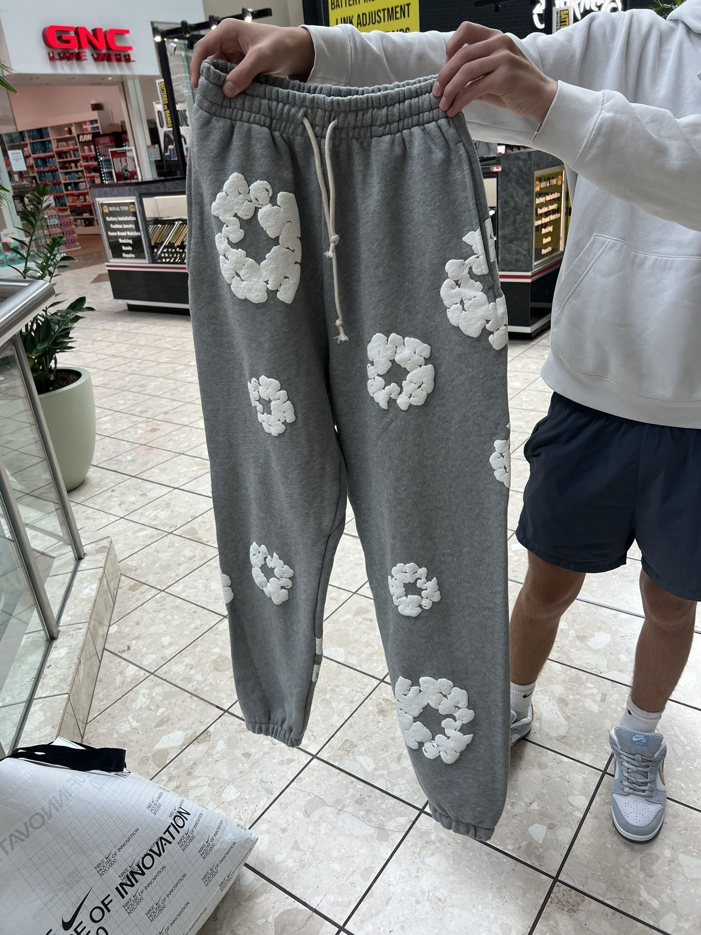Denim Tears Grey Sweatpants 