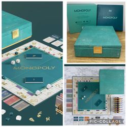 WS Game Company's MONOPOLY Del Mar Shagreen Edition 