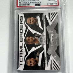Tim Duncan/Tony Parker Basketball Card