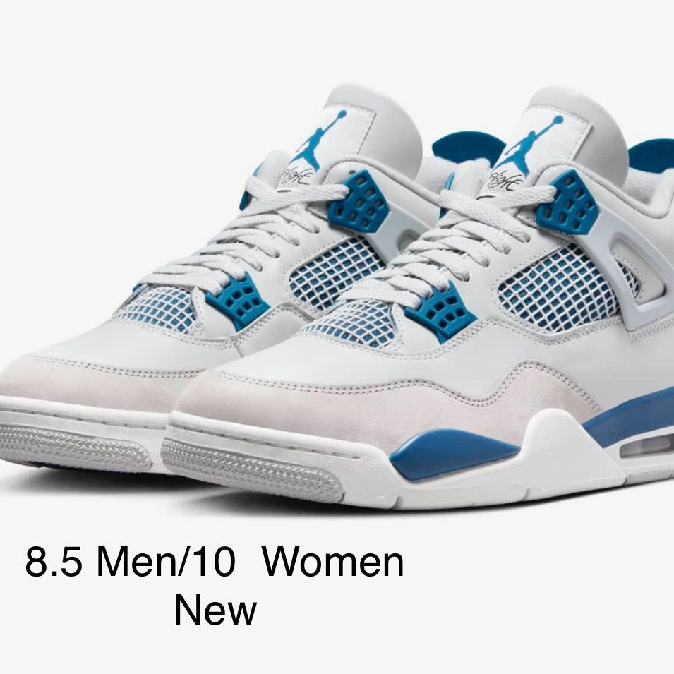 Air Jordan 4 “Military Blue” 8.5 Men/ 10 Women