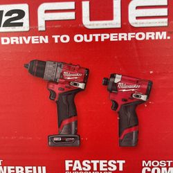 Milwaukee M12 Brushless Drill Combo Kit 