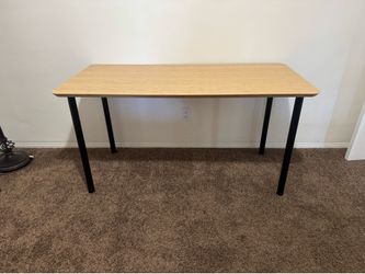 IKEA Anfallare/Adils Desk - Bamboo/Black