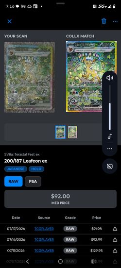 Leafeon ex
