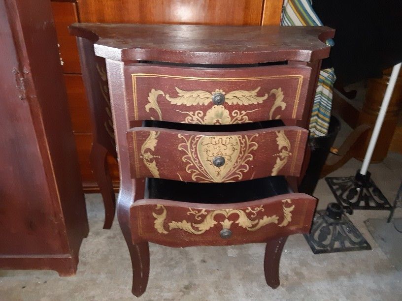Antique 3 Drawer Table