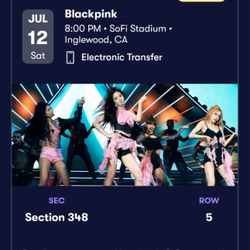 Black Pink Tickets 