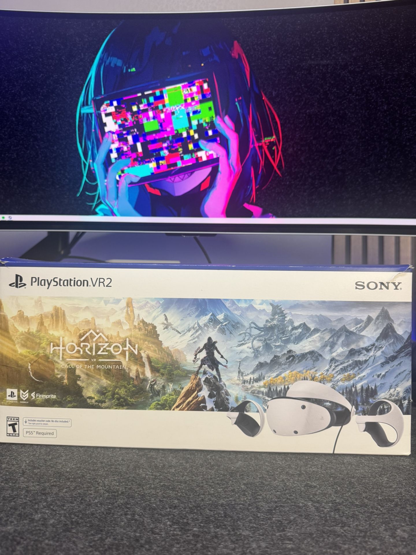 Sony - PlayStation Virtual Reality 2 Horizon Call of the Mountain Bundle - Open Box