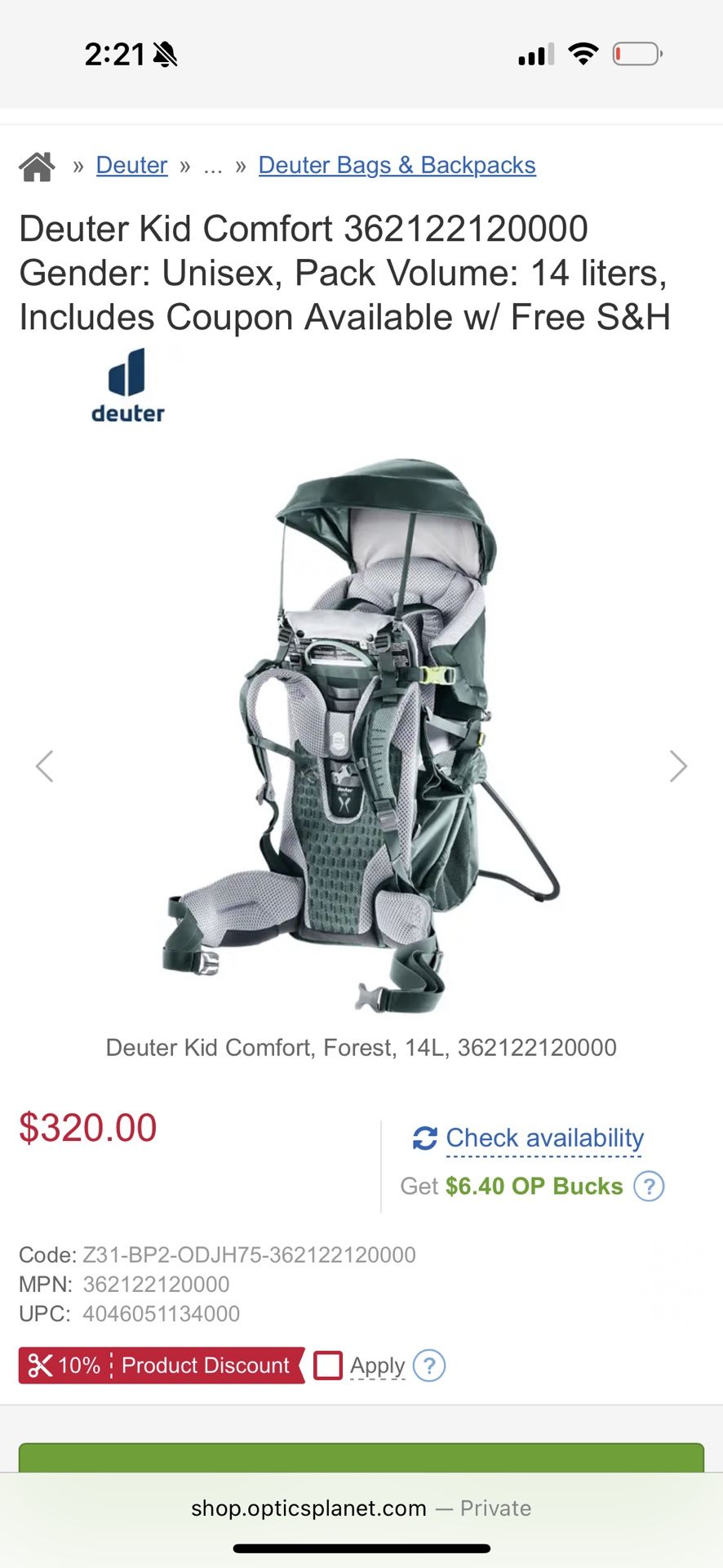 Kids Hiking Backpack