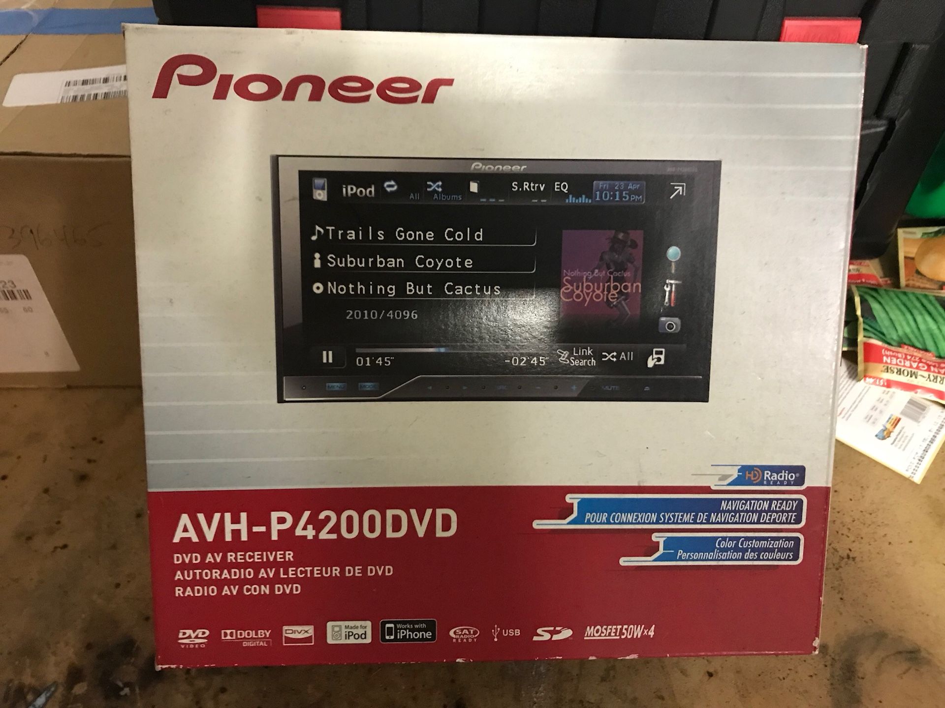 Pioneer AVH-P4200DVD W/ XM AND BLUETOOTH MODULE
