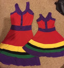 Mother&baby matching dress