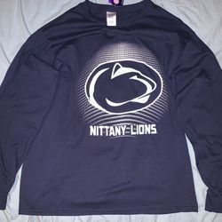 Penn State University Nittany Lions Long-Sleeved Shirt; Men’s L