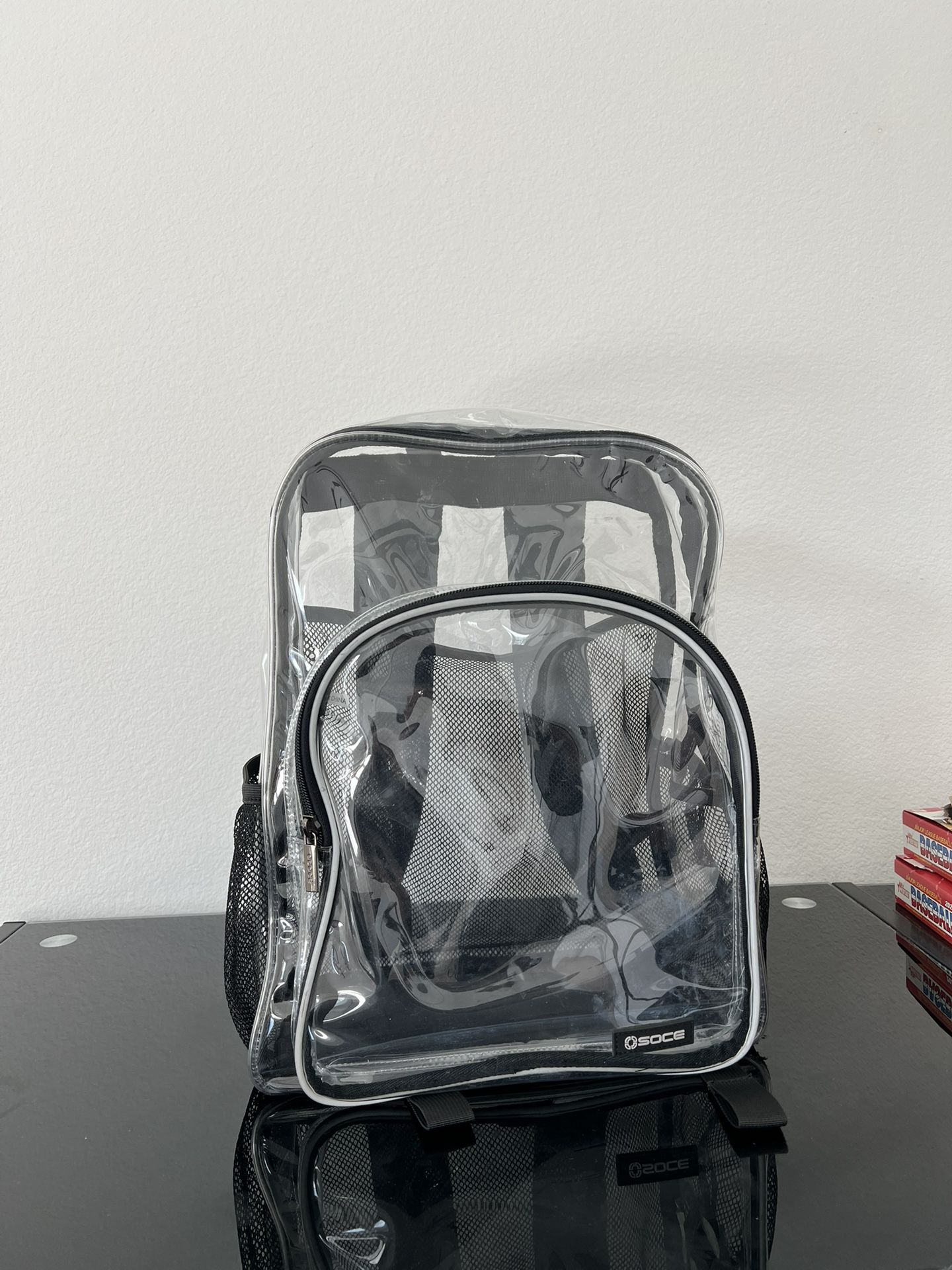 Clear Plastic Backpack