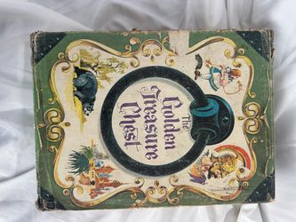 The Golden Treasure Chest Vintage Book