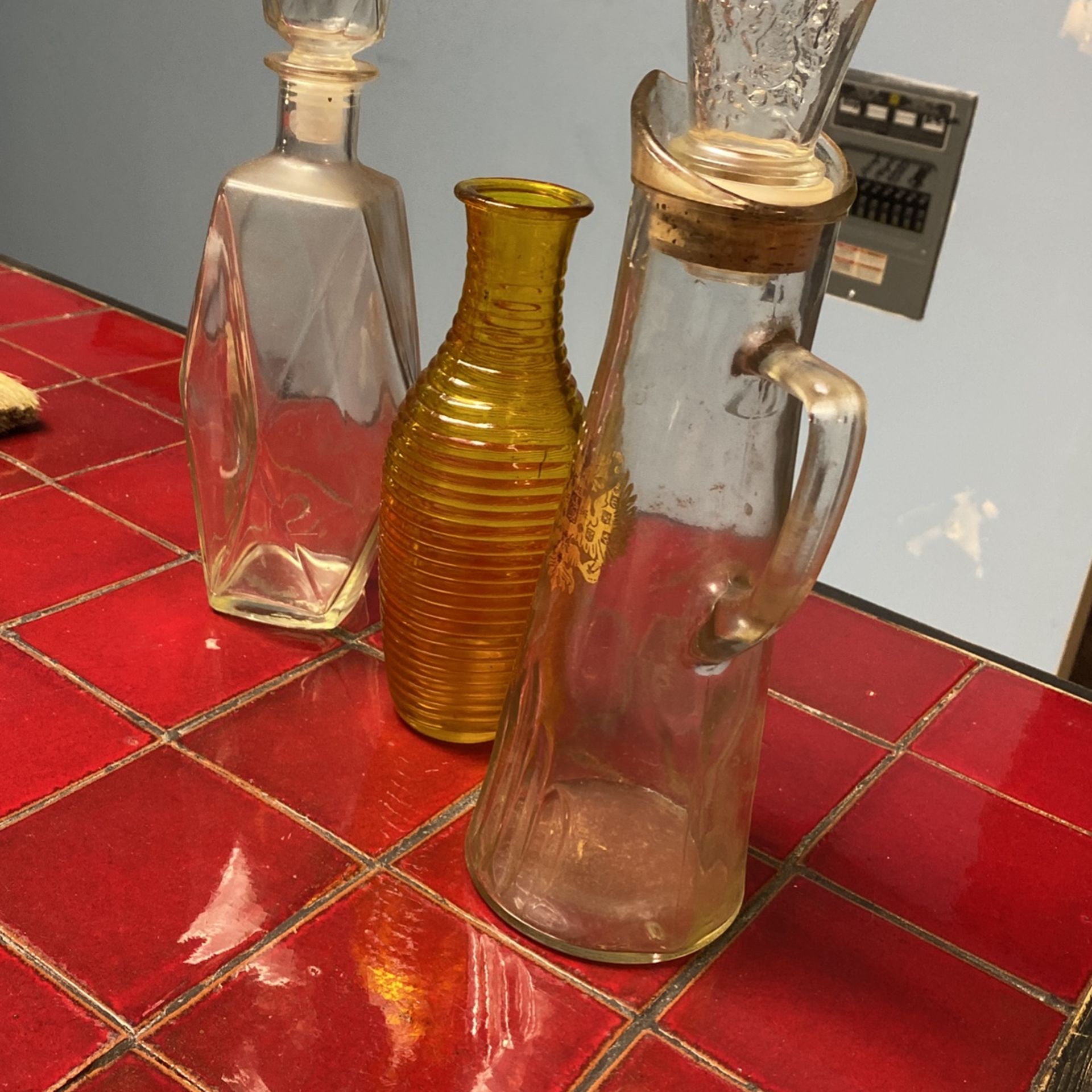 Antique Glass Bottles 