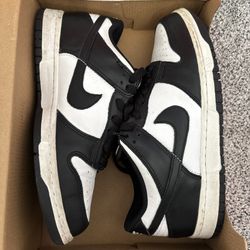 7Y Nike Dunk Low Panda Lows