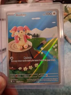 Pokémon Audino 151/086 Secret Rare Holo Card