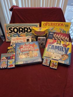 Games for ages 6 +