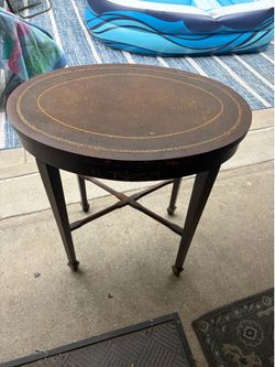 Vintage oval table