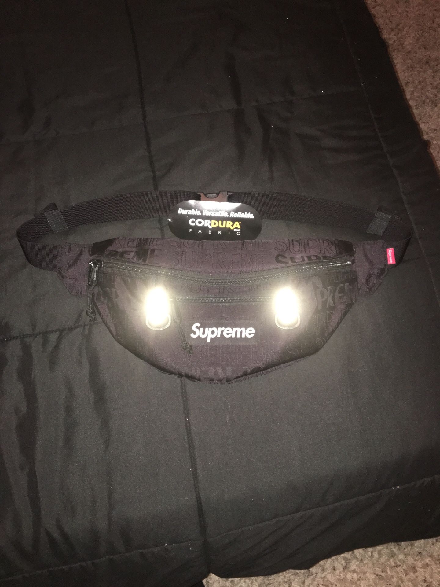 Supreme ss19 fanny pack black