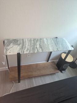 marble console table