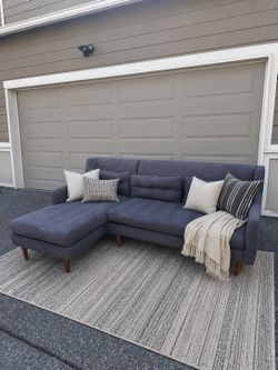 West Elm Left Facing Chaise