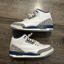 True Blue 2016 Jordan 3 Retro Size 6.5y