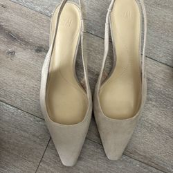 Nude Slingbacks