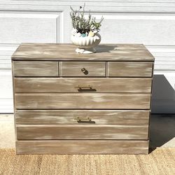 Awesome Solid Wood Vintage Coastal Pottery Barn STYLE Dresser 
