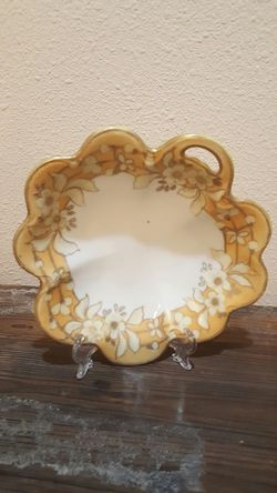 Antique I.E & C Co hand painted plate Japan