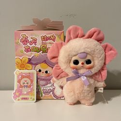 Baby Three ‘Where’s Spring?’ Scented Plush Clip Pink Flower