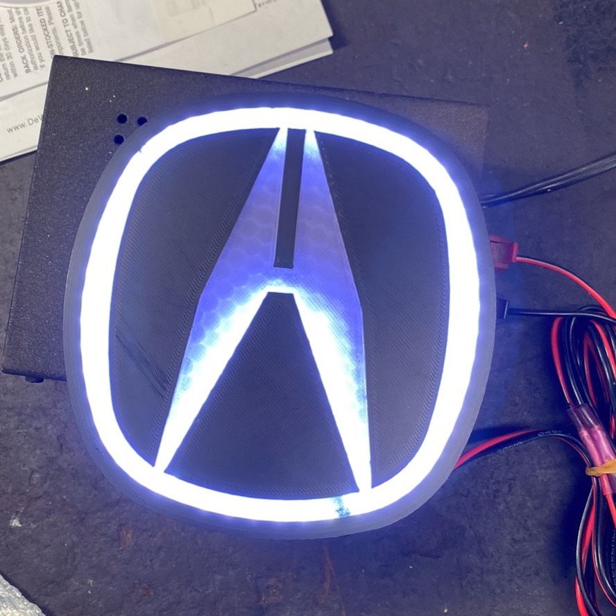 Acura on sale led logo