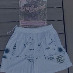 White Eric Emmanuel Shorts