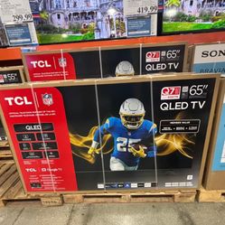 65” tcl smart 4k qled tv 