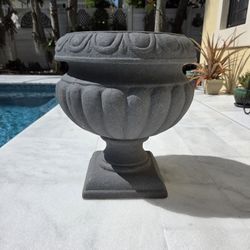 Stone Look Urn Planter Flower Pot