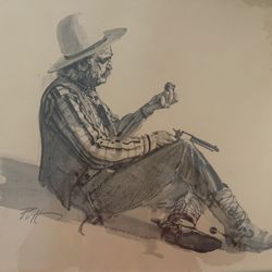 @LOOK Donald putt putnam cowboy With Revolver Drawing