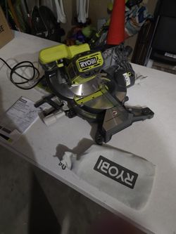 9 Amp Corded 7-1/4 in. Compound Miter Saw - Ryobi ts1144 new unboxed - never used