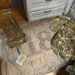 18th Birthday decorations (girl)