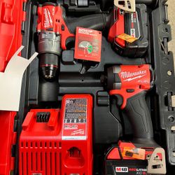 MILWAUKEE M18 CORDLESS IMPACT & HAMMER DRILL FUEL BRUSHLESS $349